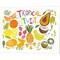 Fruity Smoothie on White 2 by Farida Zaman 15" x 12" Canvas Wall Art (Set of 2)